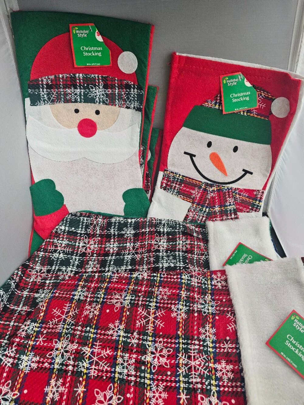 Christmas Stockings - Set of 6 NEW With Tags